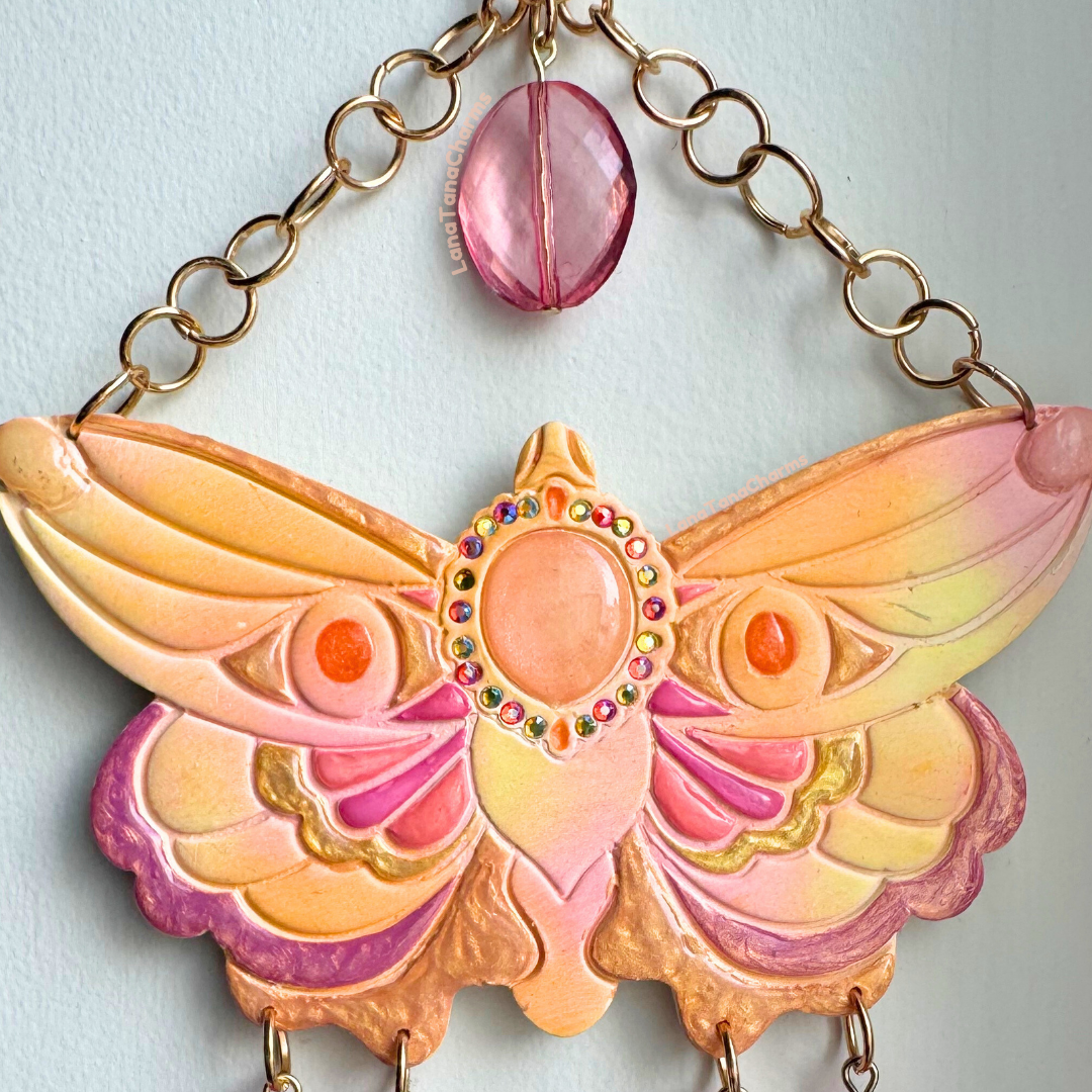 Sunset Moth Window and Wall Hanging Decoration