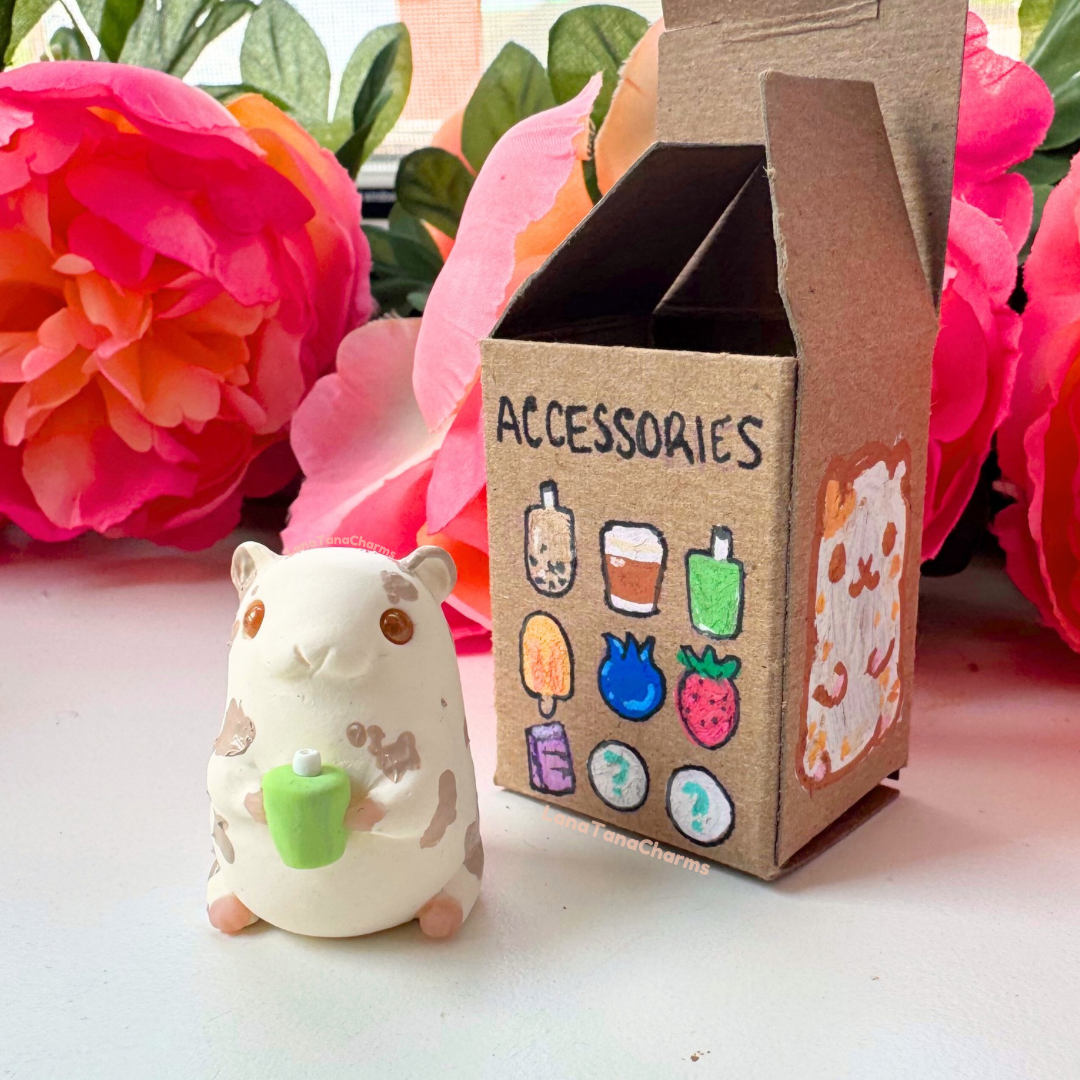 Mystery Hamster Figurine Blind Box- Snack Theme