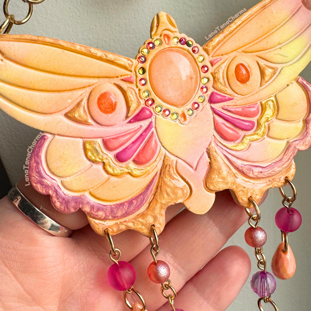 Sunset Moth Window and Wall Hanging Decoration