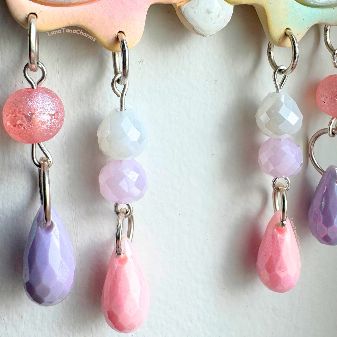 Pastel Dream Moth Window and Wall Hanging Decoration