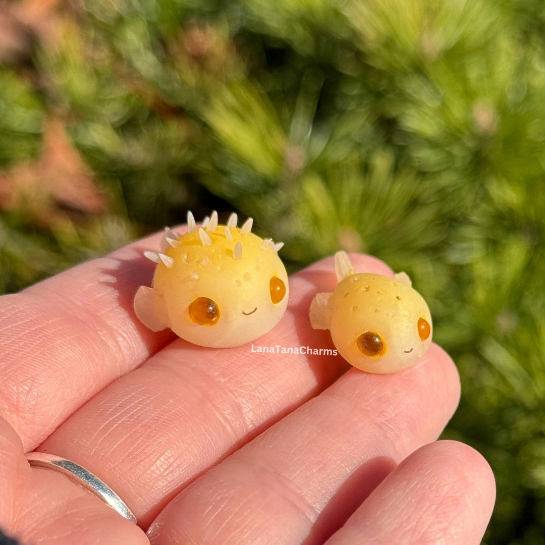 Puffer Fish Charm Set