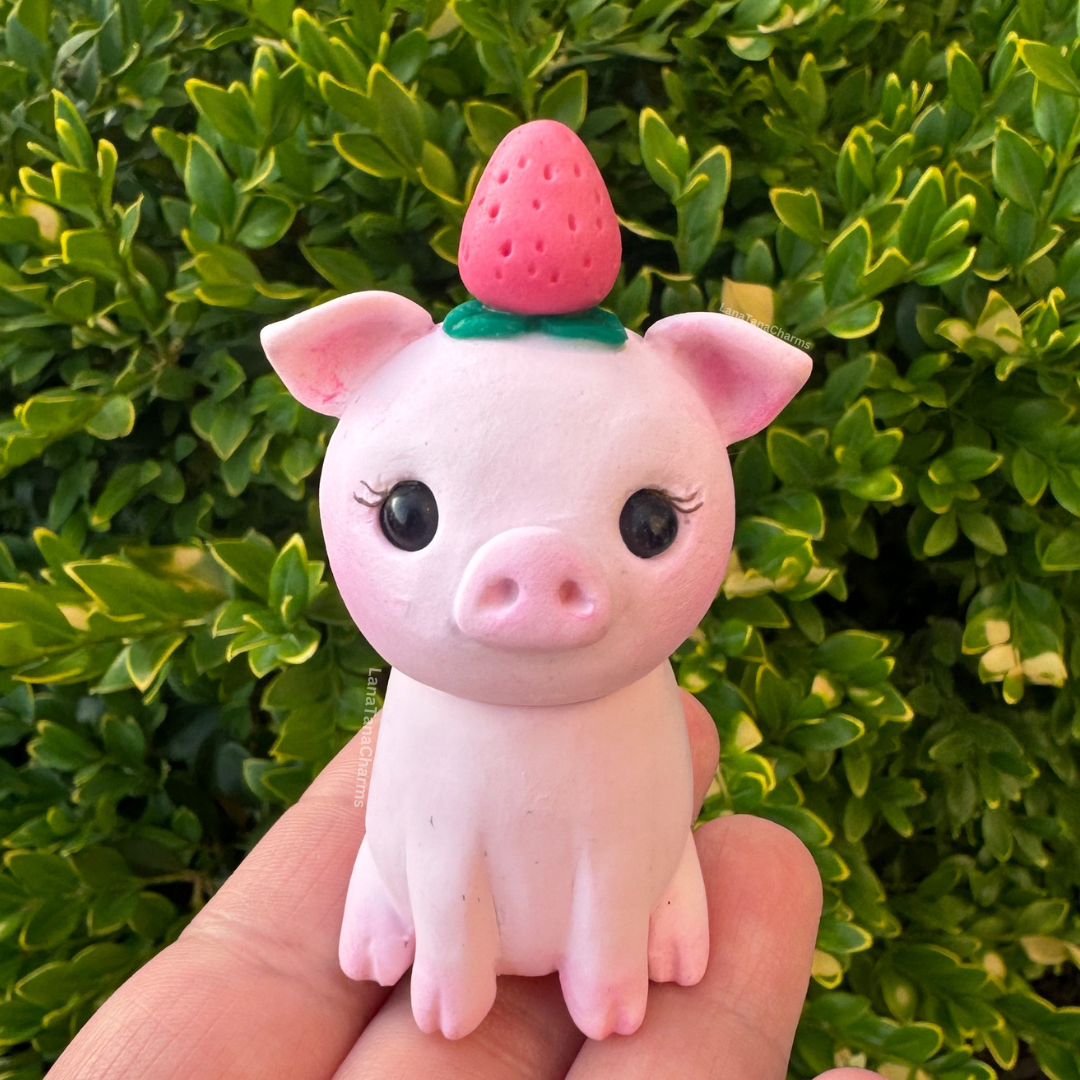 Large Pig Figurine