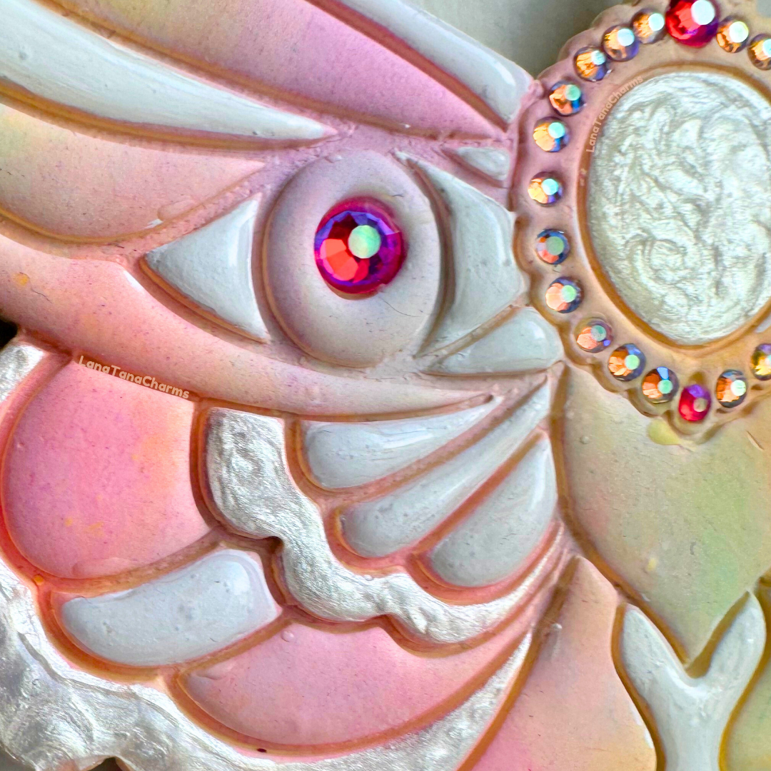 Pastel Dream Moth Window and Wall Hanging Decoration