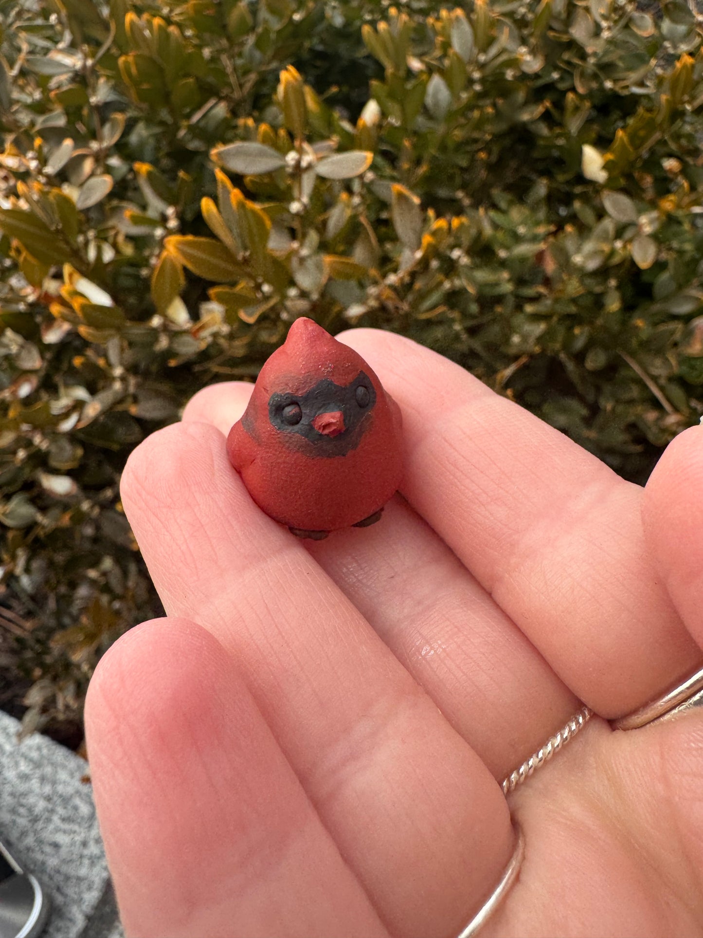 Mini Cardinal Figurine