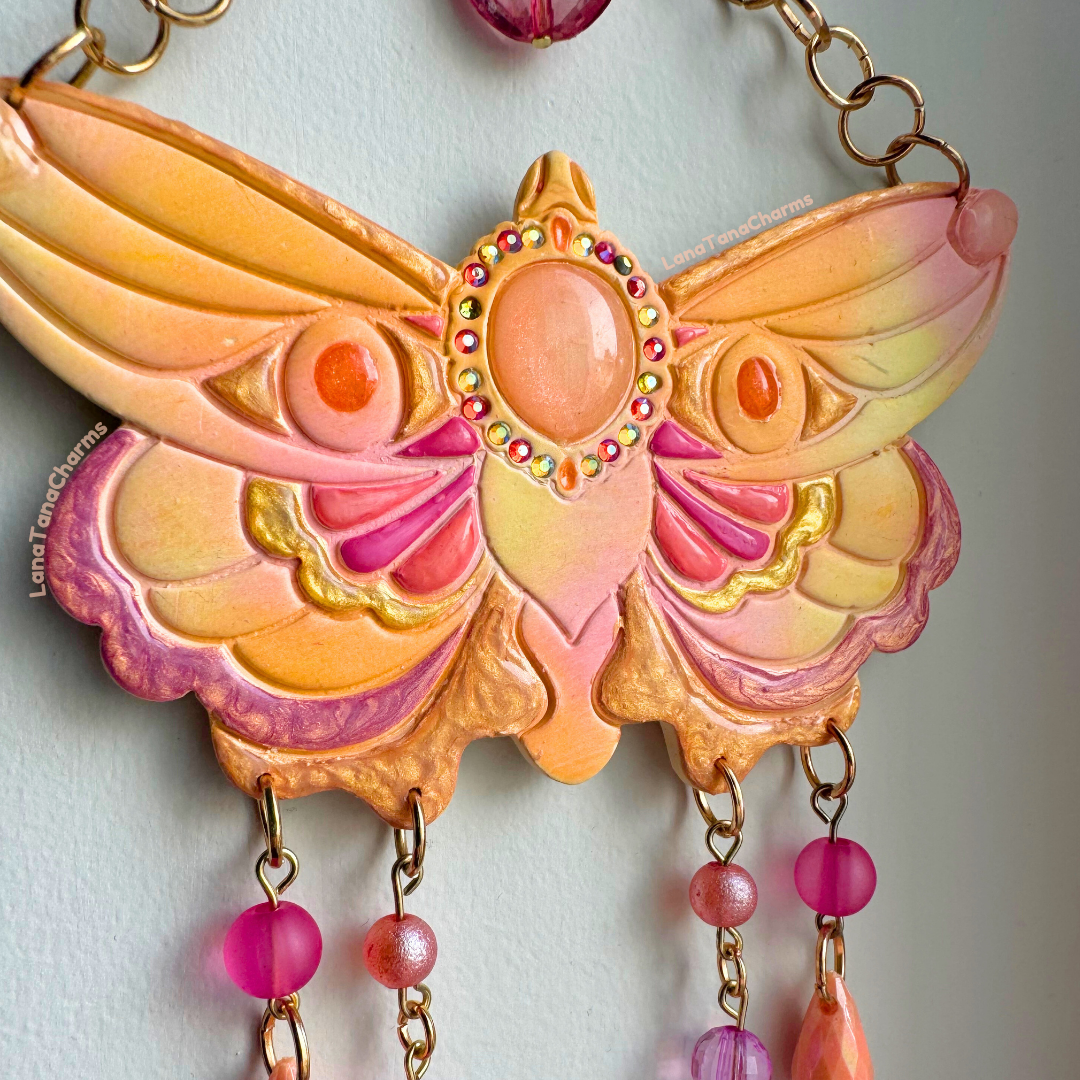 Sunset Moth Window and Wall Hanging Decoration