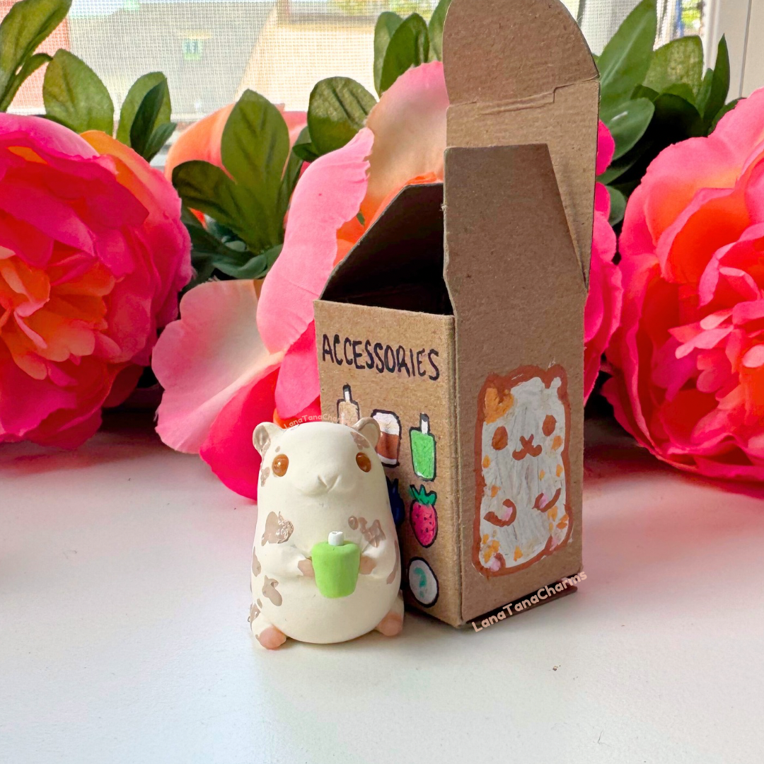 Mystery Hamster Figurine Blind Box- Snack Theme