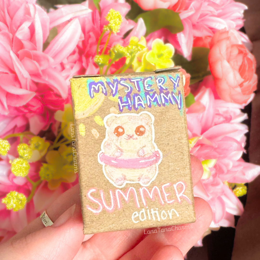 Summer Theme- Mystery Hamster Figurine Blind Box