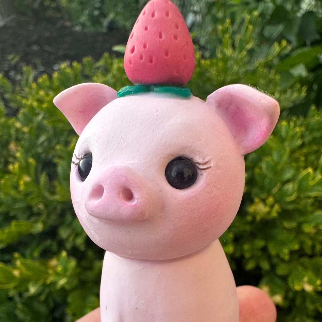 Large Pig Figurine