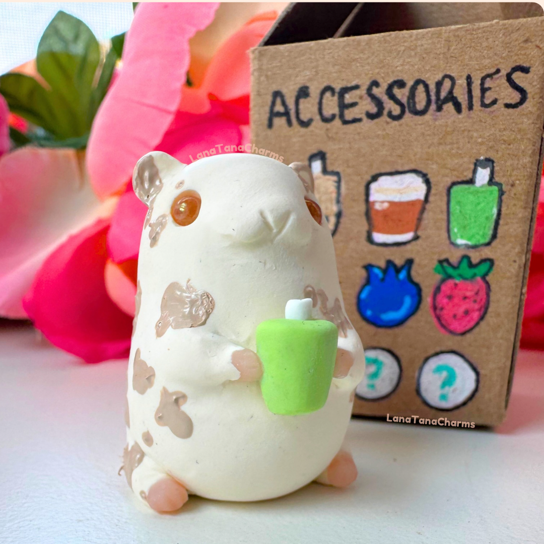 Mystery Hamster Figurine Blind Box- Snack Theme