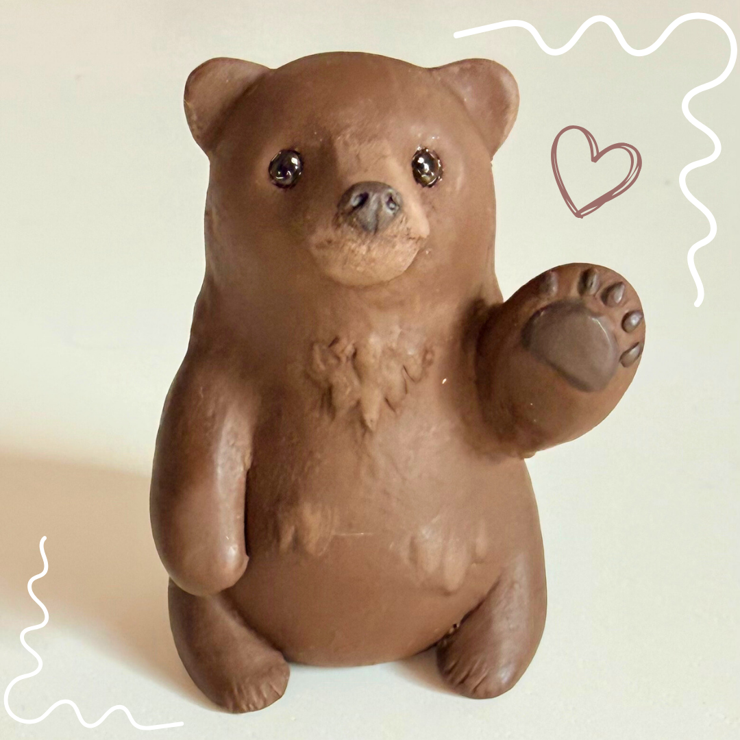PREORDER Brown Bear - Desk Buddy or Keychain