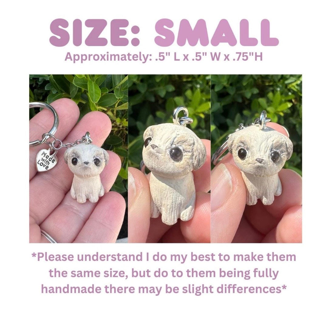 Handmade Polymer Clay Pet Figurine- Customizable Animal Sculpture