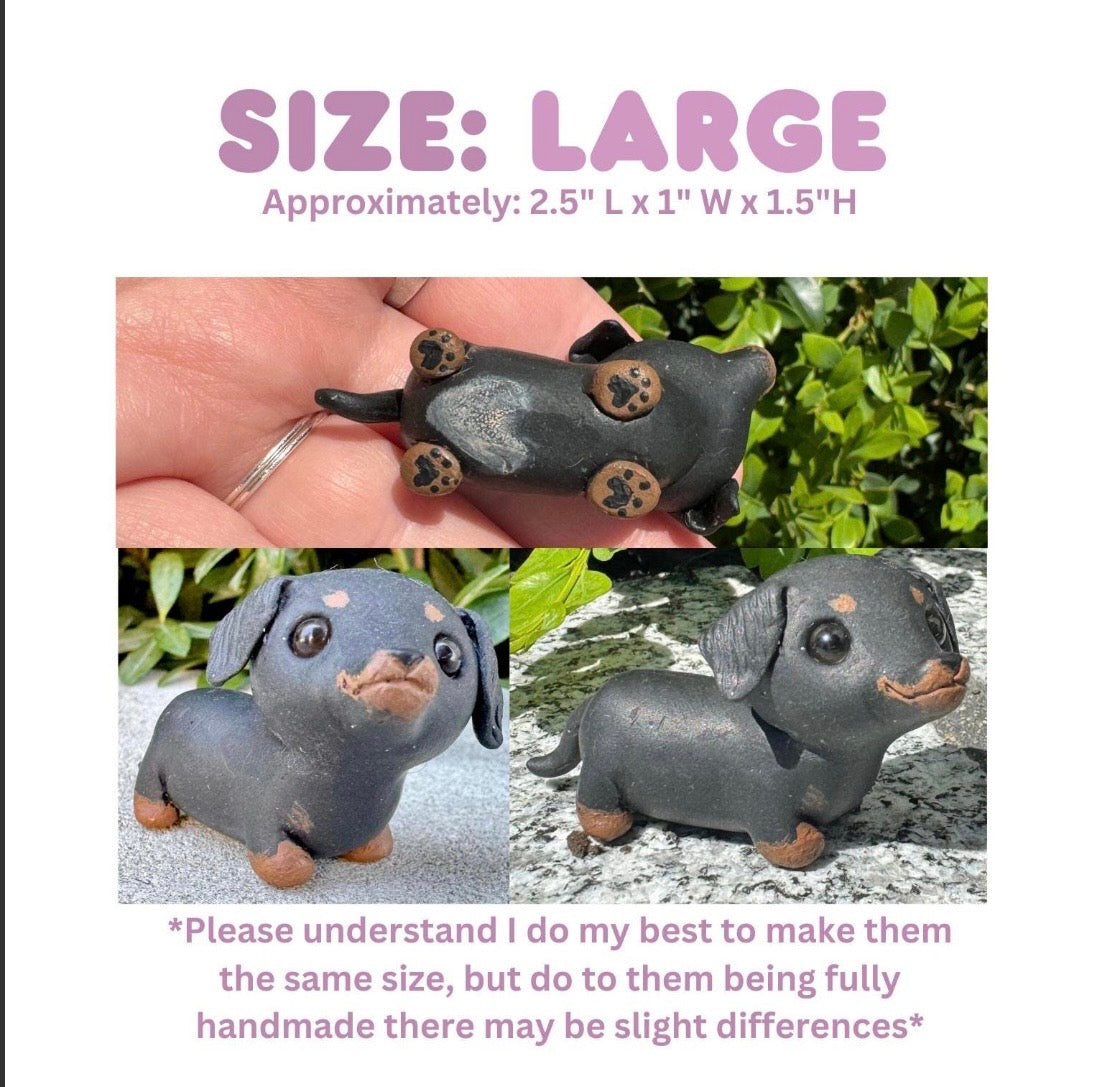Handmade Polymer Clay Pet Figurine- Customizable Animal Sculpture