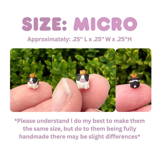 Handmade Polymer Clay Pet Figurine- Customizable Animal Sculpture
