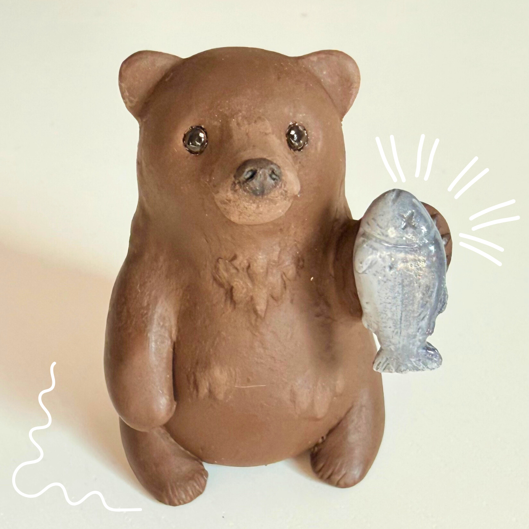 PREORDER Brown Bear - Desk Buddy or Keychain