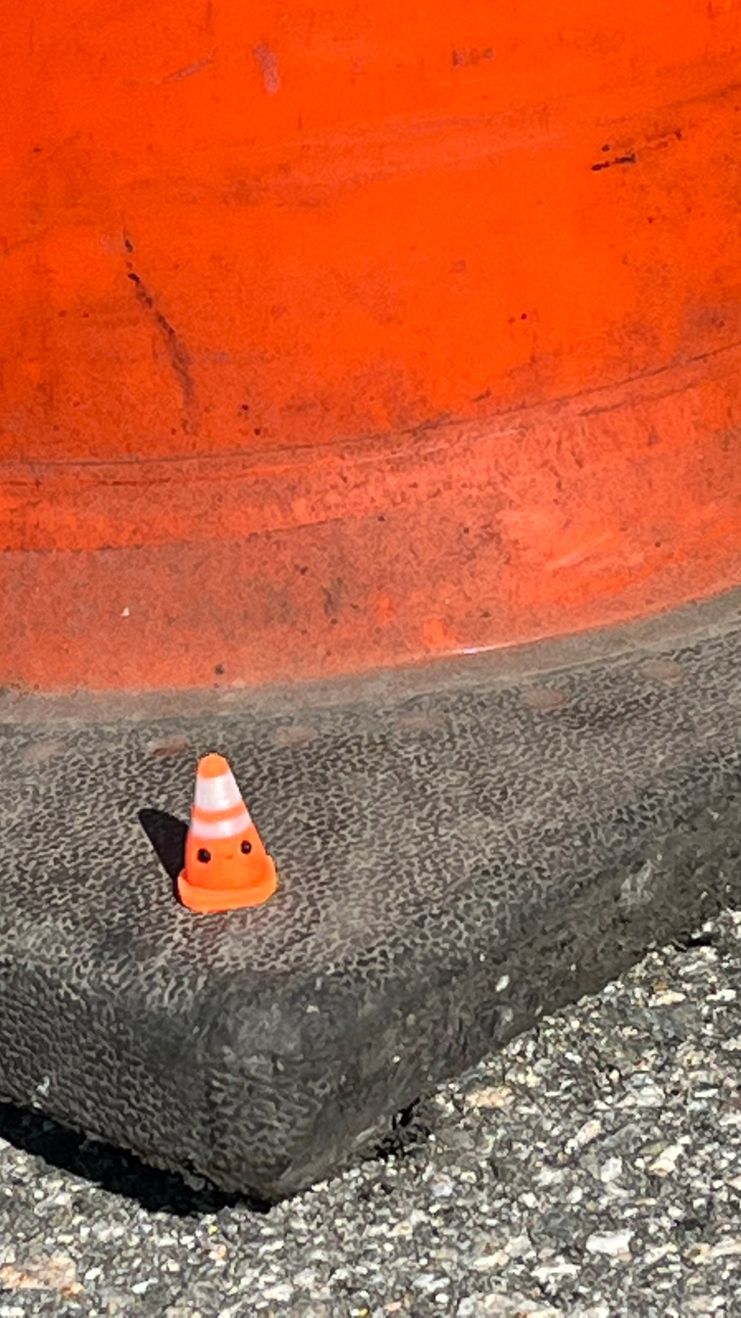 Mini Traffic Cone Figurine