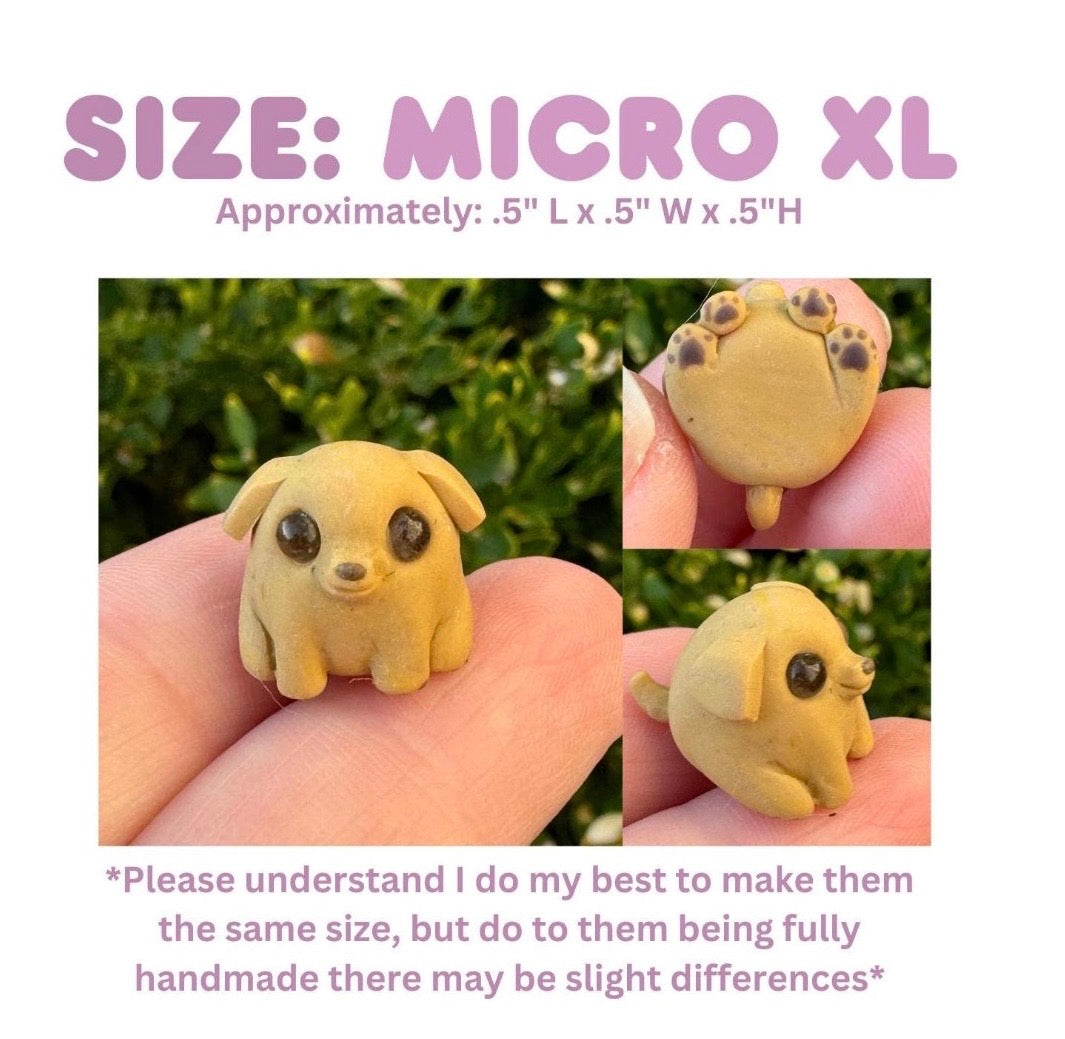Handmade Polymer Clay Pet Figurine- Customizable Animal Sculpture